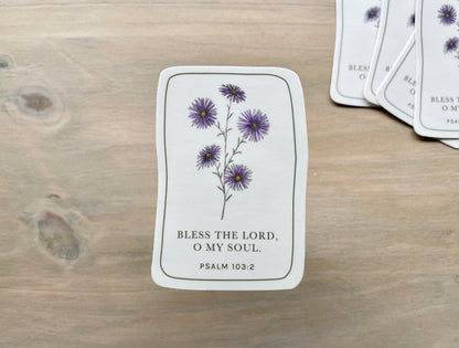 ONLY  WS - 8 Bless The Lord Stickers