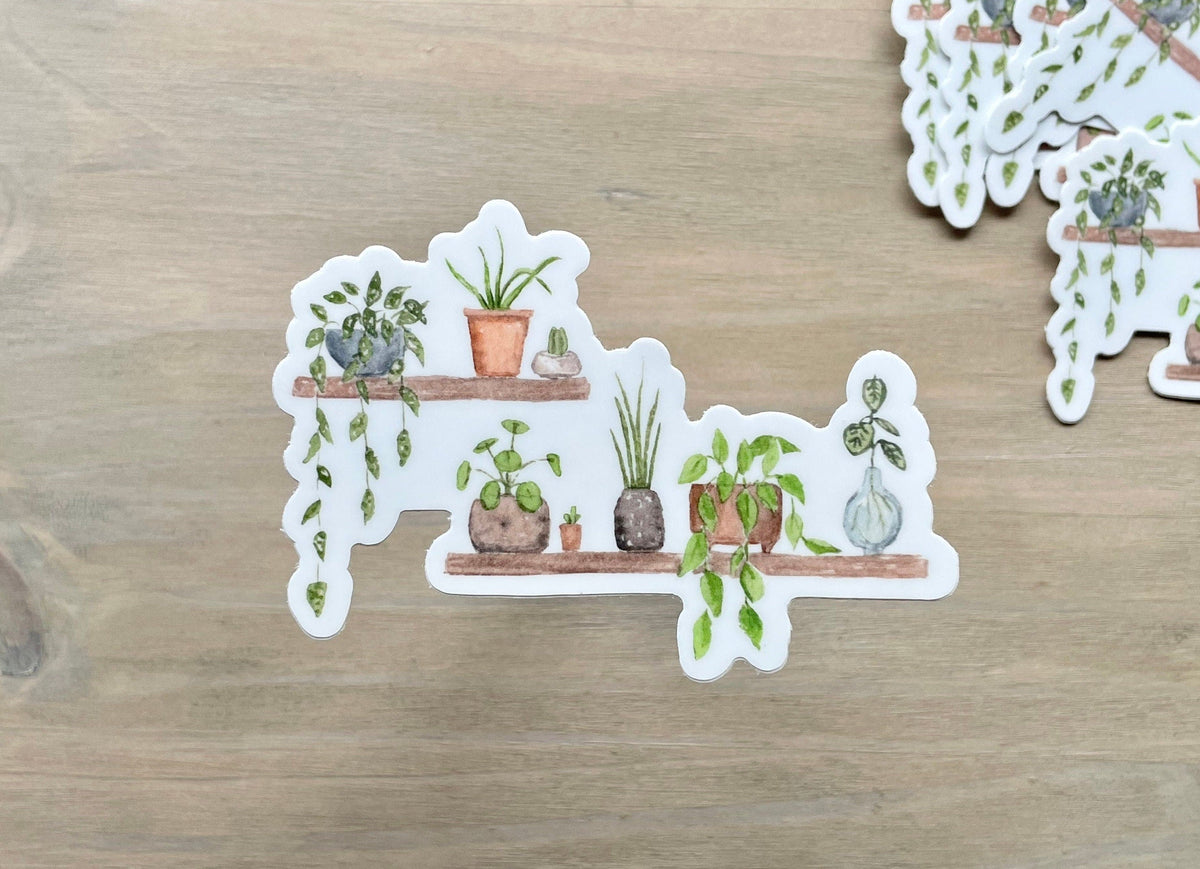 ONLY  WS - 8 Plant Shelf Stickers