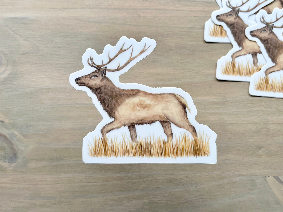 ONLY  WS - 8 Elk Stickers