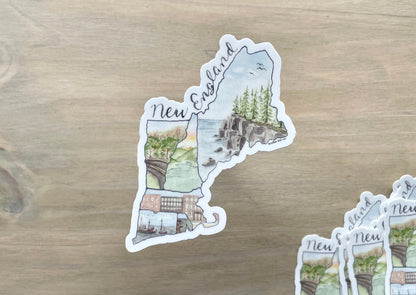 ONLY  WS - 8 New England Stickers