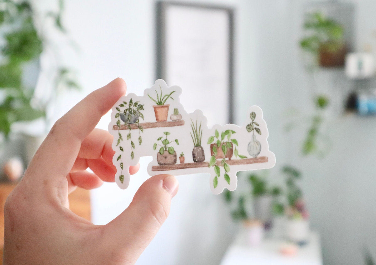 ONLY  WS - 8 Plant Shelf Stickers