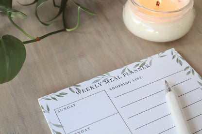 ONLY  WS - 6 Meal Planner Notepads