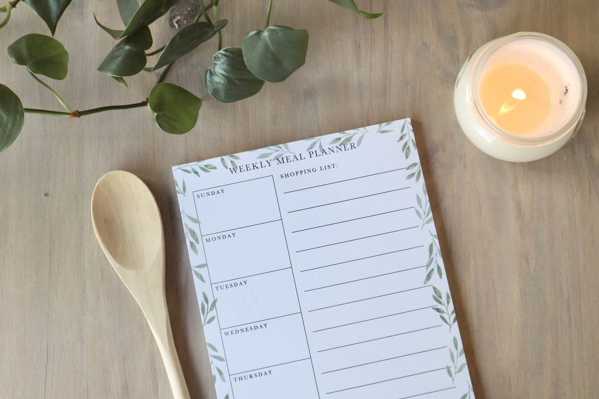 ONLY  WS - 6 Meal Planner Notepads