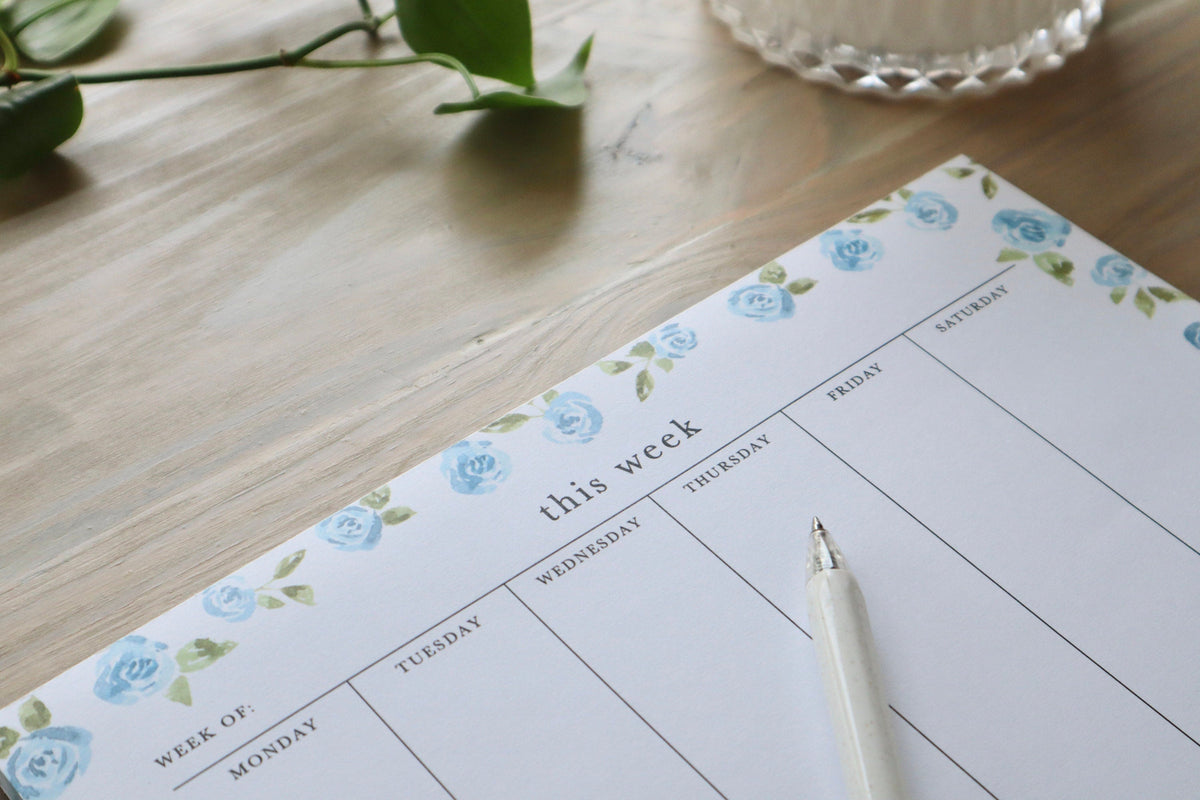 ONLY  WS - 6 Weekly Planner Notepads