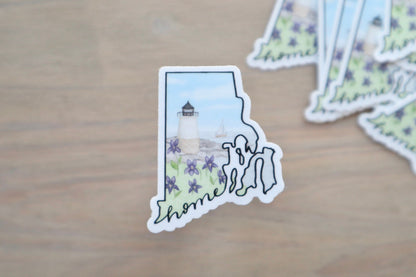 ONLY  WS - 8 Rhode Island Stickers