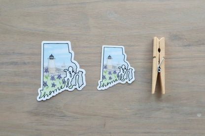 ONLY  WS - 8 Rhode Island Stickers