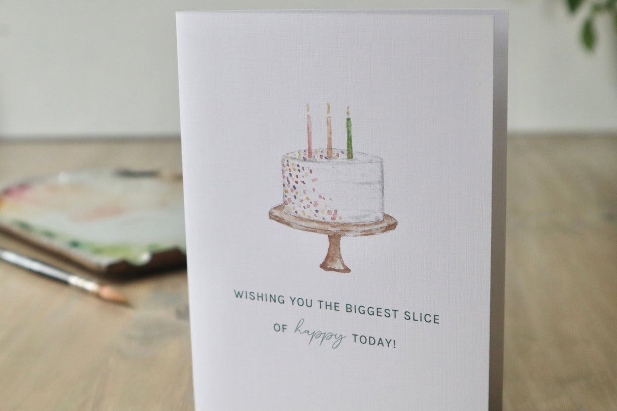 ONLY  WS - Birthday Cake Card