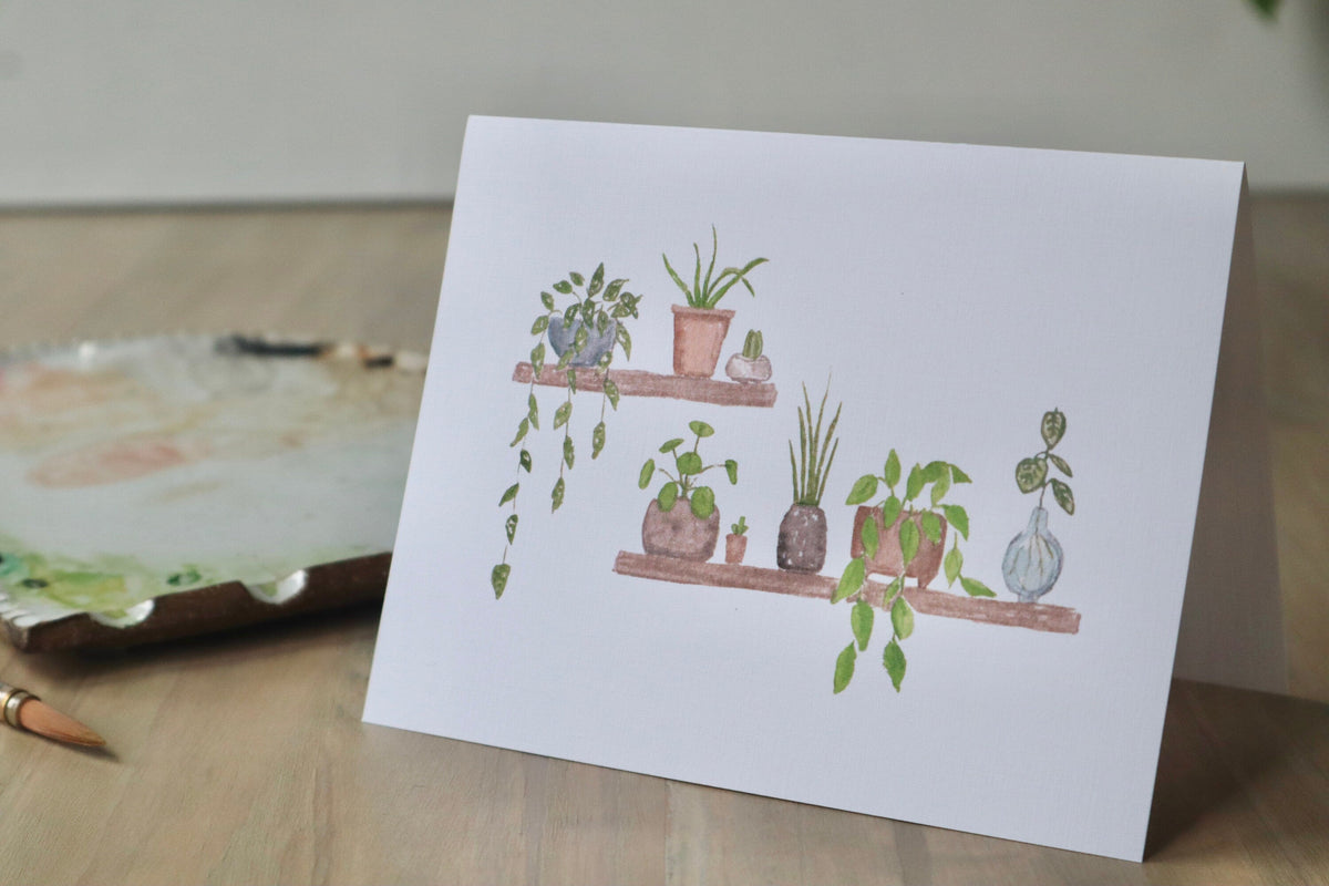 ONLY  WS - House Plants Card