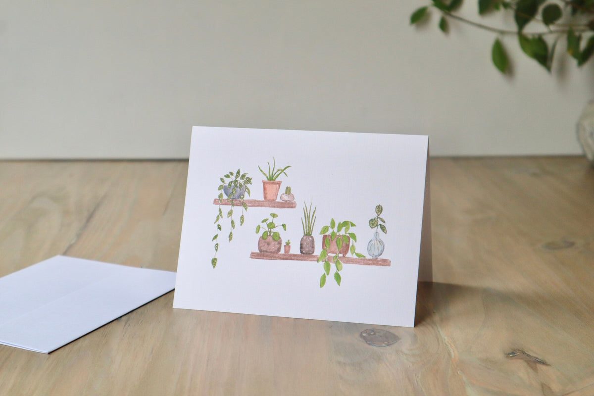 ONLY  WS - House Plants Card