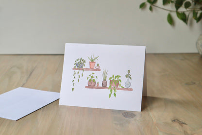 ONLY  WS - House Plants Card
