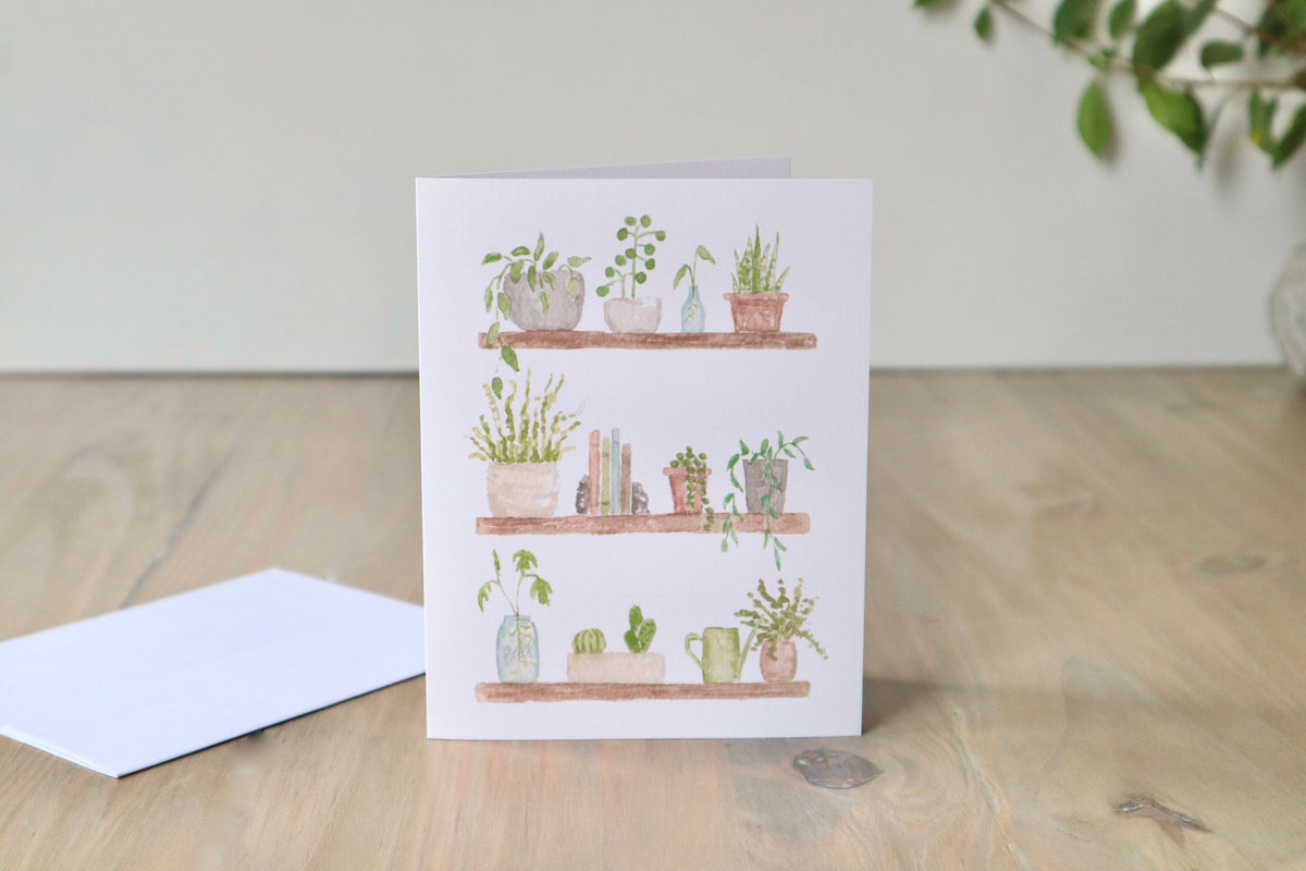 ONLY  WS - Plant Shelves Card