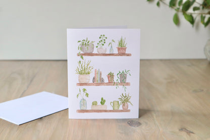 ONLY  WS - Plant Shelves Card