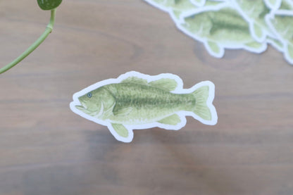 ONLY  WS - 8 Largemouth Bass Stickers