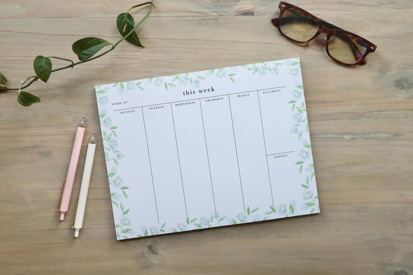 Weekly Planner Notepad