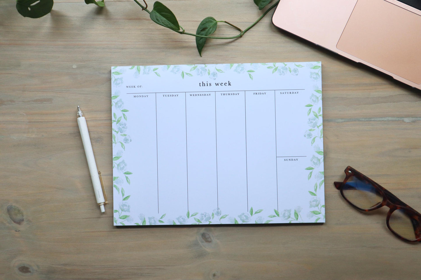 Weekly Planner Notepad