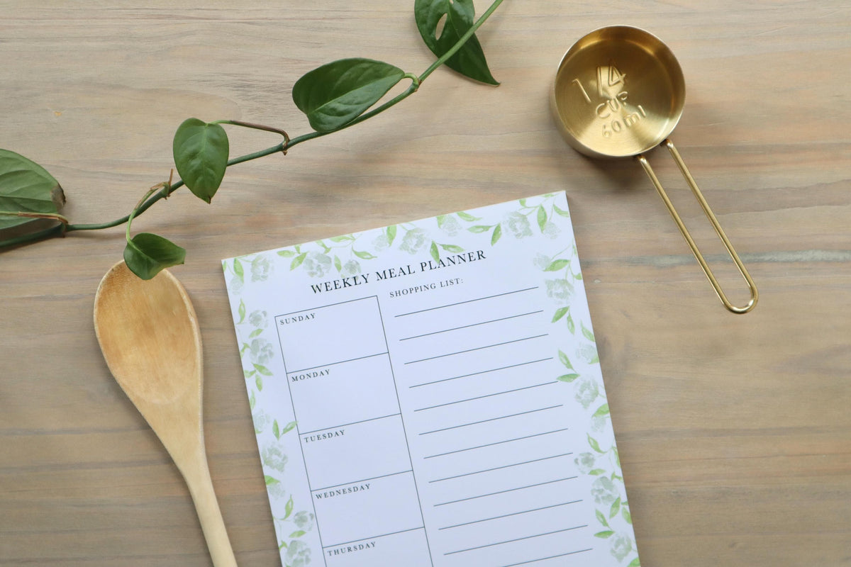 ONLY  WS - 6 Meal Planner Notepads
