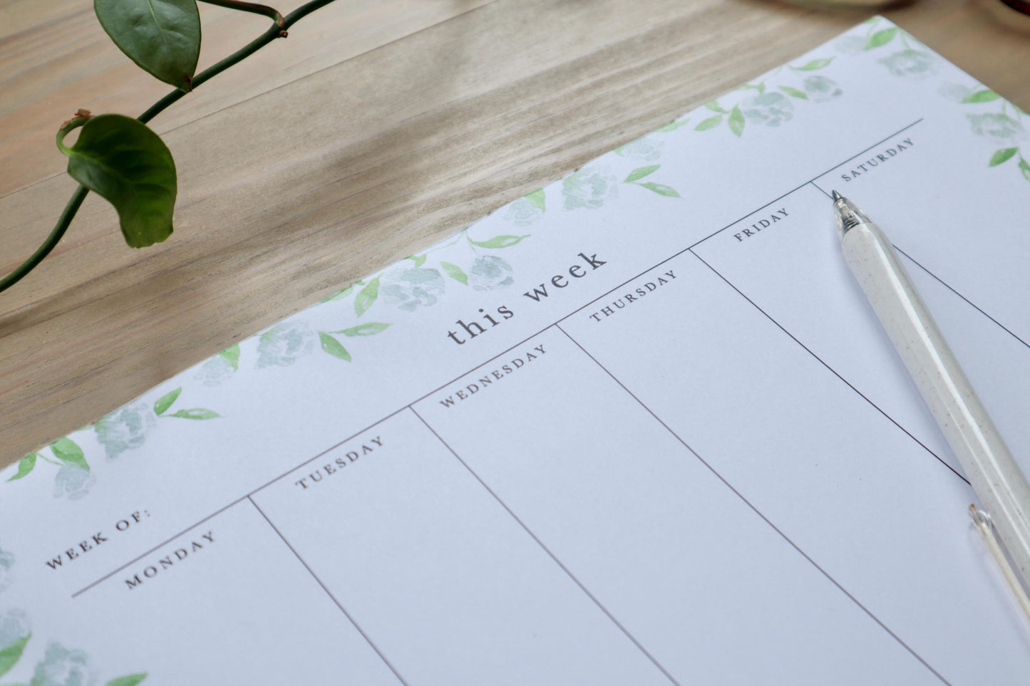 Weekly Planner Notepad