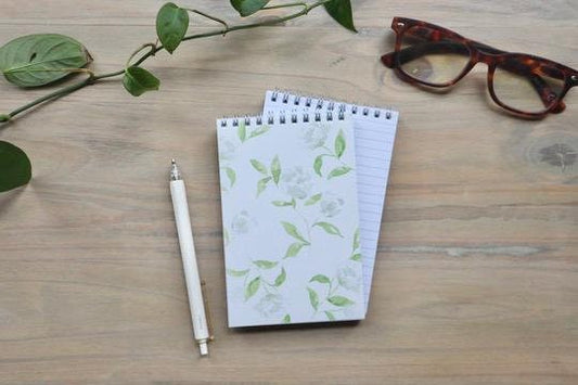 White Peony Notebook