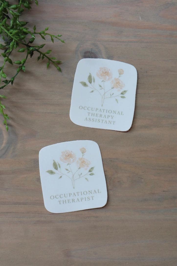 ONLY  WS - 8 Occupational Therapist Stickers