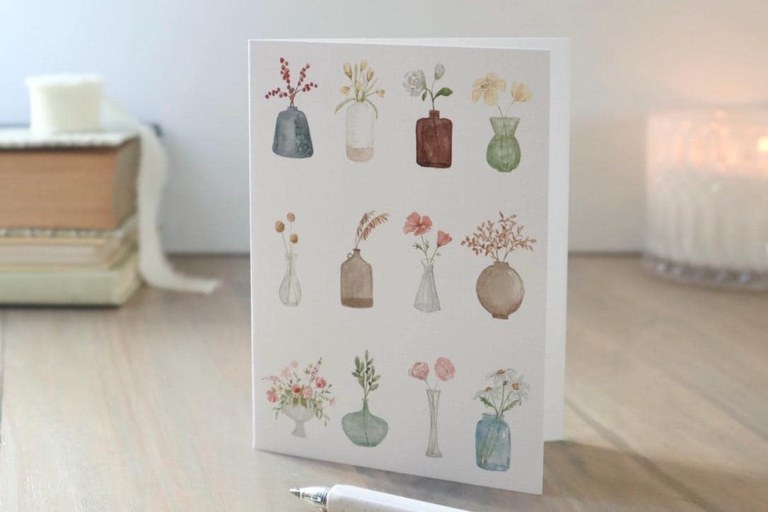 Flower Vase Card