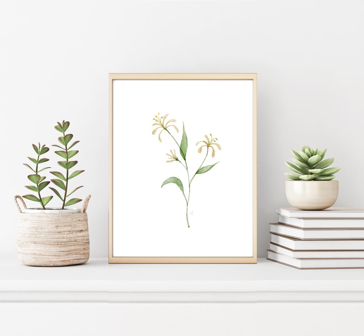 ONLY  WS - 6 Birth Flower Prints