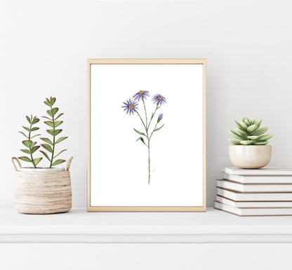 ONLY  WS - 6 Birth Flower Prints