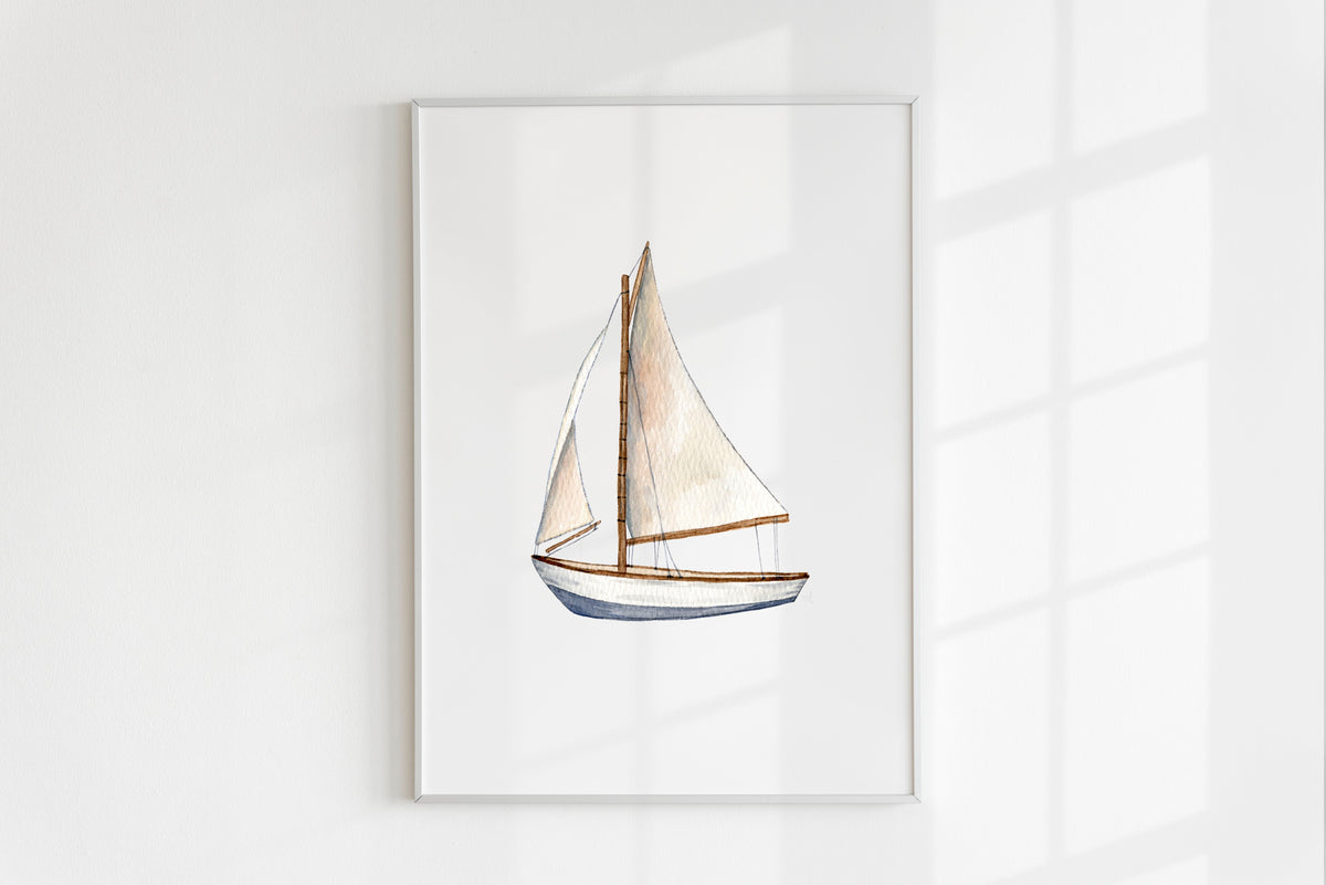 ONLY  WS - 6 Sailboat Prints