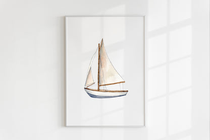 ONLY  WS - 6 Sailboat Prints