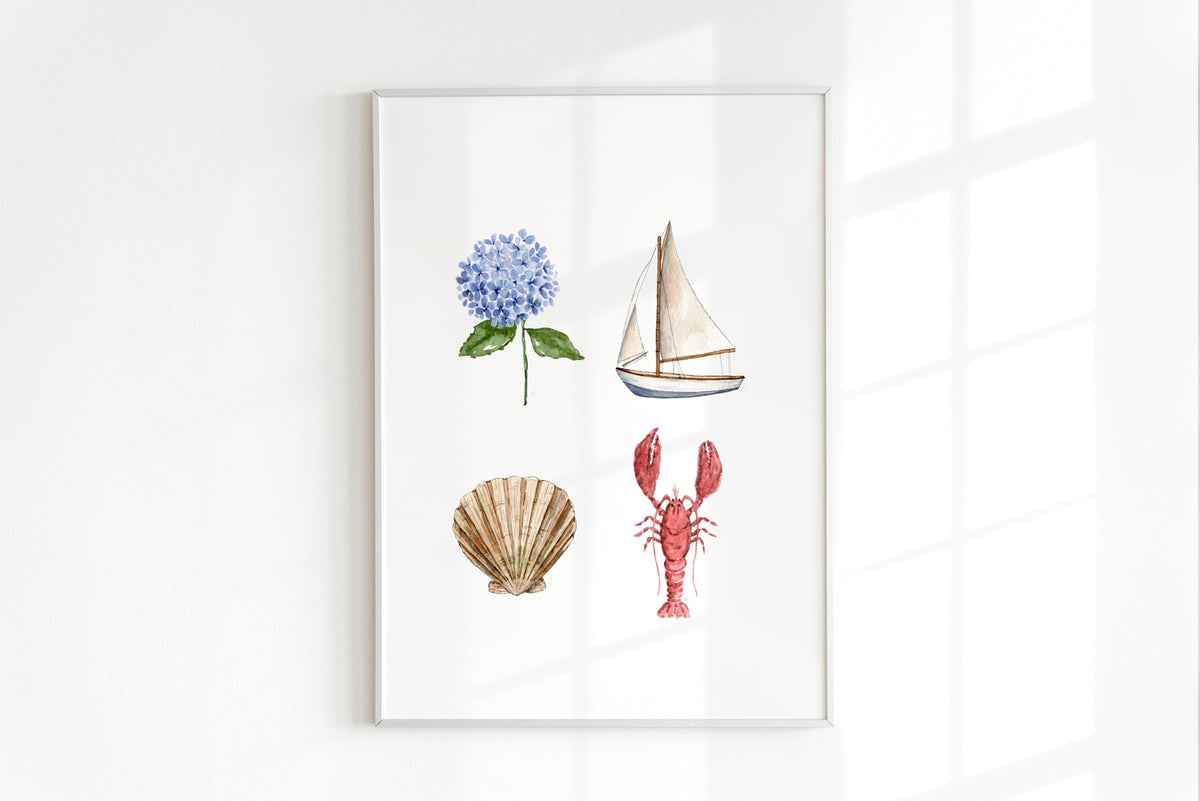 ONLY  WS - 6 Coastal Prints