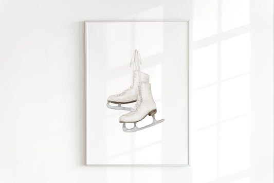 Ice Skates Print